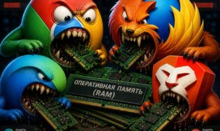 Выяснилось, что браузеры пожирают оперативную память со включенным YouTube
