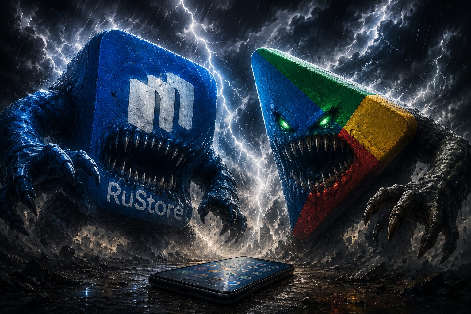 Что будет, если пользоваться RuStore и Google Play на одном телефоне — мой опыт за два года