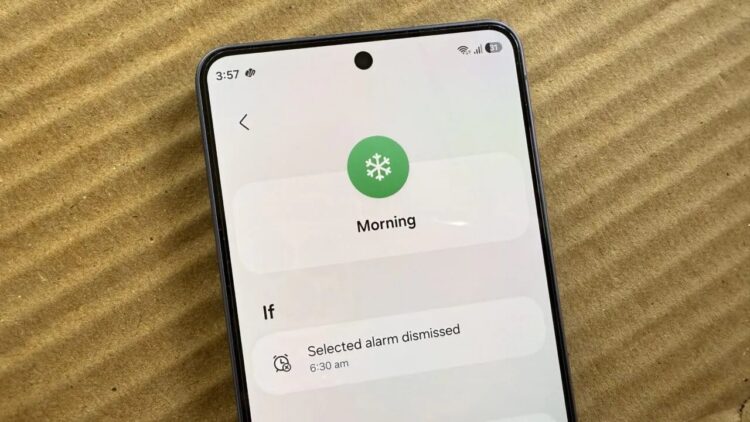 Специальный сценарий для начала рабочего дня. Изображение: androidauthority.com. Фото.