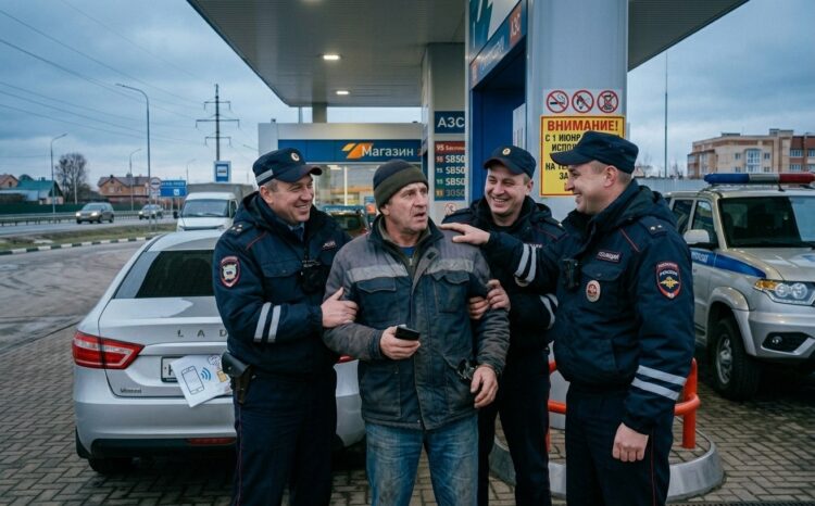 Сотрудники АЗС могут вызвать полицию. Фото.