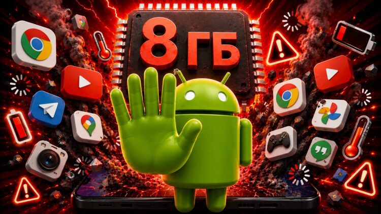 Почему я никогда не куплю Android-смартфон с 8 ГБ оперативной памяти в 2026 году. Фото.