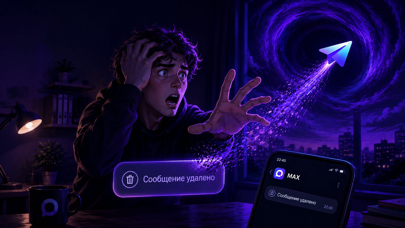Можно ли восстановить сообщение в MAX, если удалил
