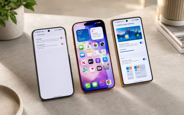 Только сейчас Apple добавила настройки прозрачности. Фото.
