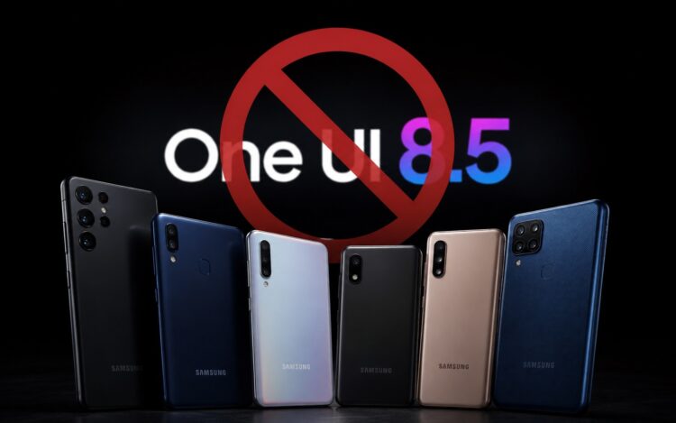 Эти смартфоны Samsung не получат обновление One UI 8.5. Фото.