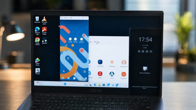 Смартфоны Samsung отлично совместимы с ПК. Фото.