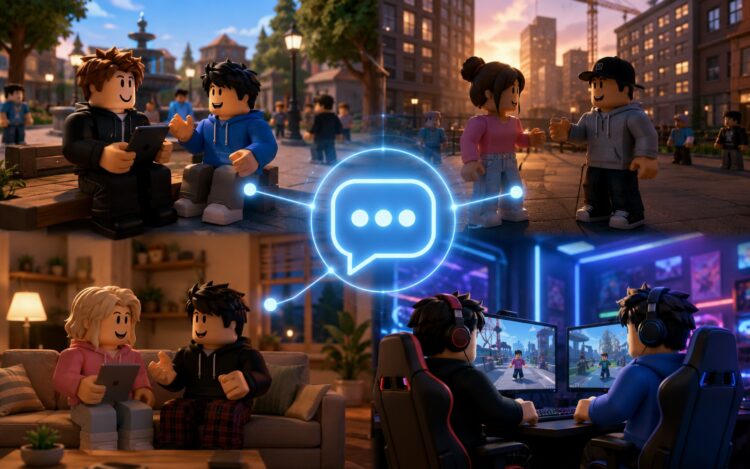 Чаты Roblox доступны жителям других стран. Фото.