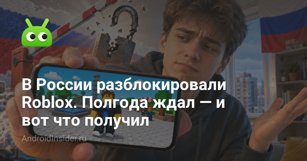 В России разблокировали Roblox. Полгода ждал — и вот что