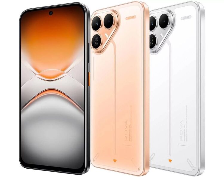 Смартфон заявлен в трёх цветах. Изображение: Tecno. Фото.