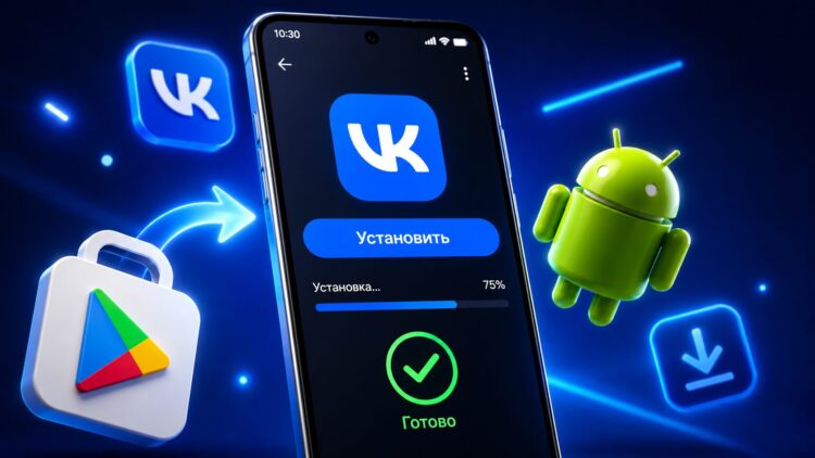 Скачать ВК на Андроид: как установить ВКонтакте, VK Видео и ВК Музыку в 2026 году. Фото.