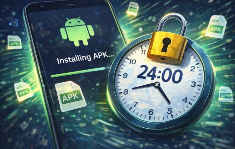 Можно сказать, что Google ввела период охлаждения для APK. Фото.