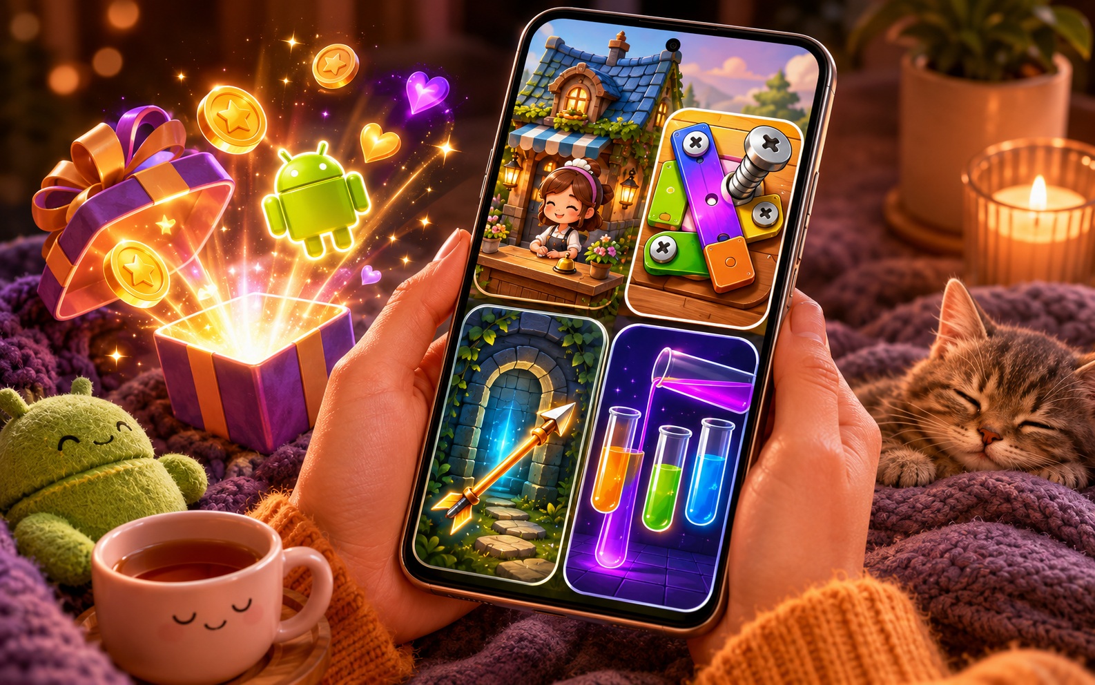 4 забавные Android-игры, которые меня успокаивают. Все они бесплатные