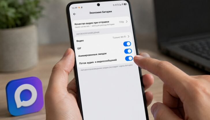 MAX тормозил на Android и жрал батарею — поменял одну настройку, и он перестал. Фото.