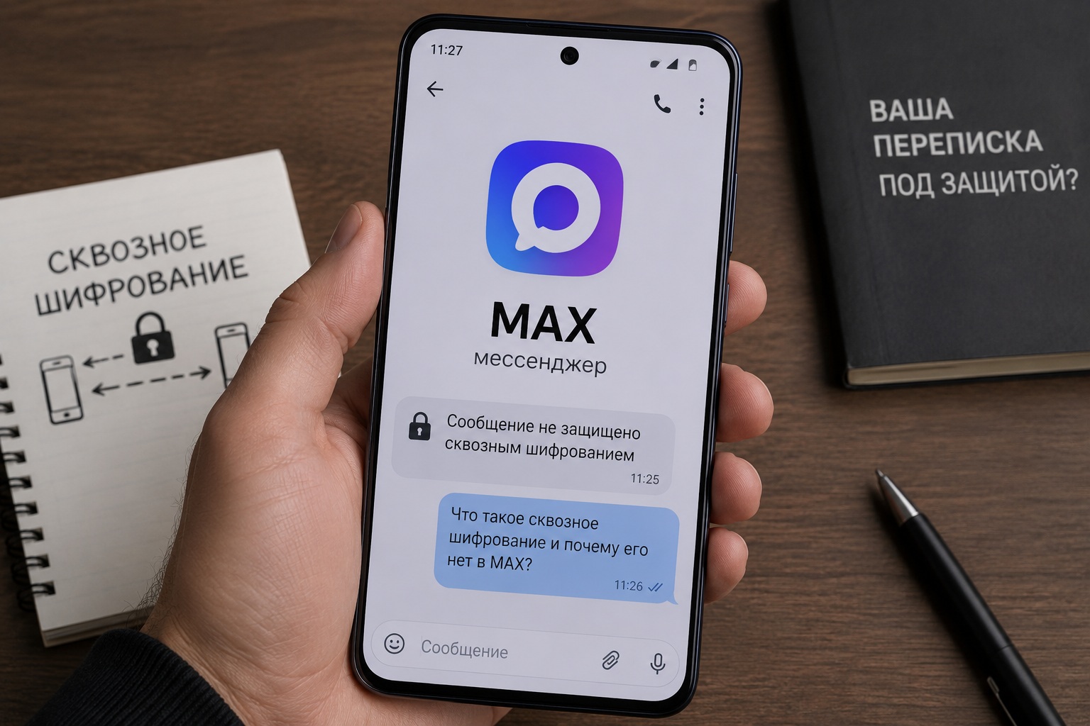 Что такое сквозное шифрование и почему его нет в мессенджере MAX на Android Что такое сквозное шифрование и почему его нет в мессенджере MAX на Android