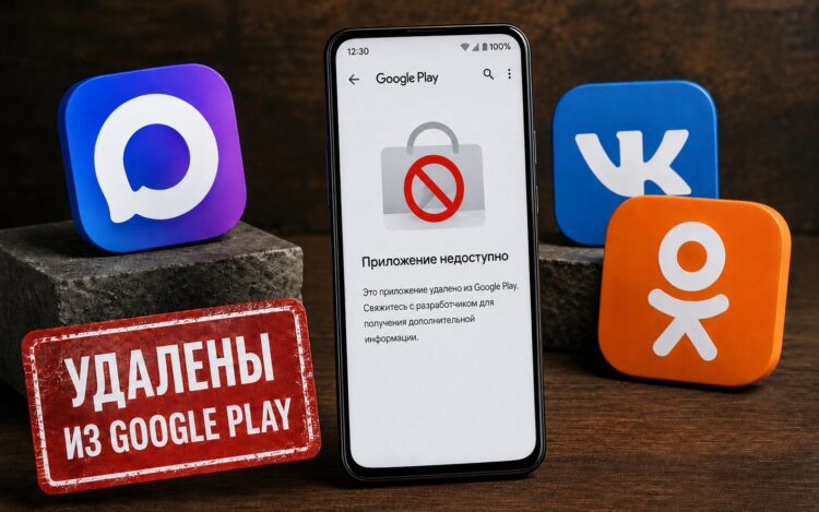 Самые популярные приложения снесли из Google Play. Фото.