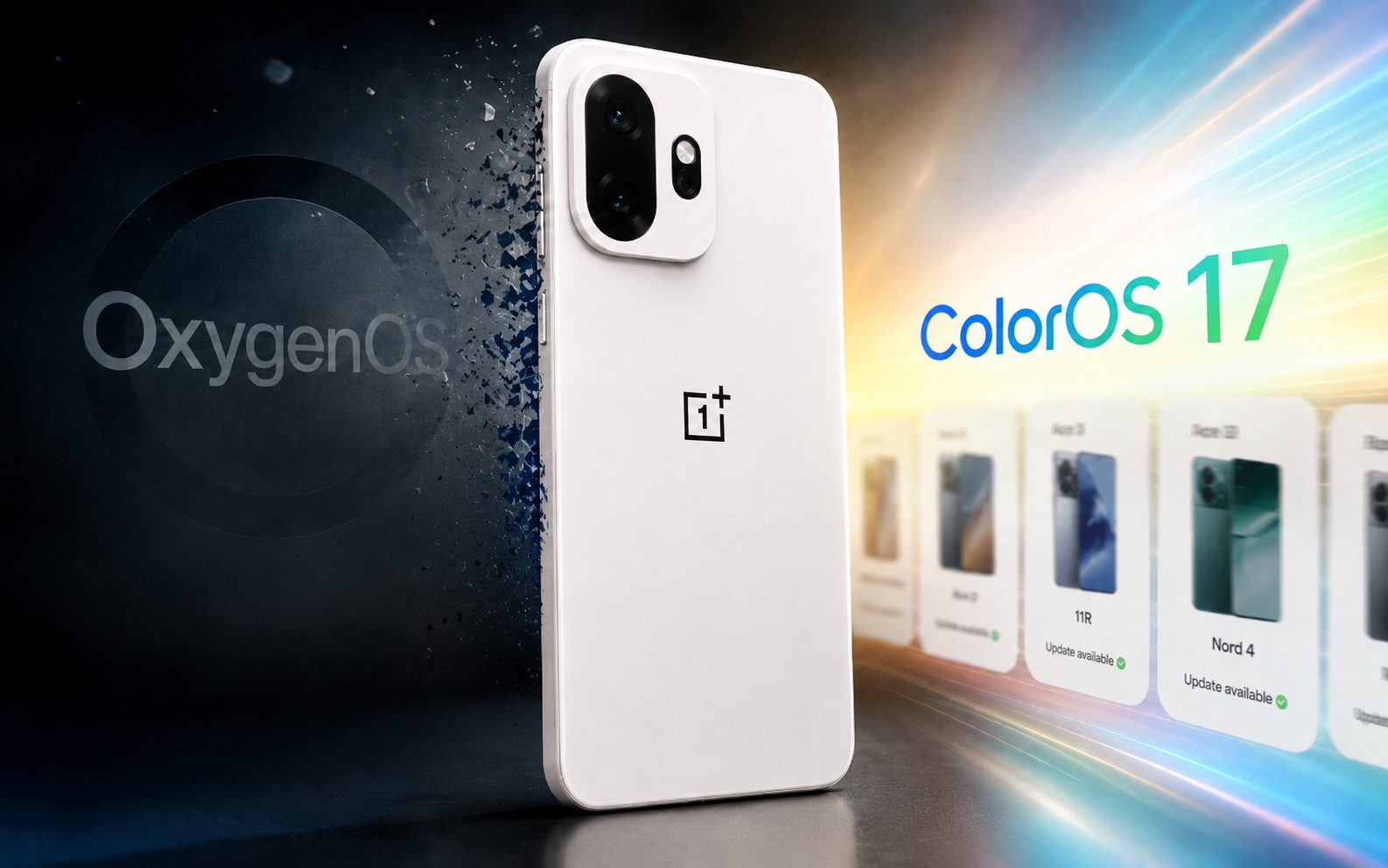 OxygenOS уходит: какие смартфоны OnePlus получат ColorOS 17 — полный список OxygenOS уходит: какие смартфоны OnePlus получат ColorOS 17 — полный список