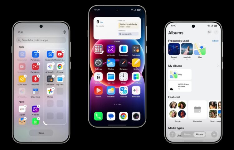 Смартфоны перейдут на новую ColorOS. Изображение: OPPO. Фото.