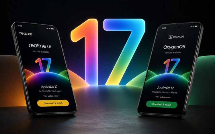 Смартфоны получат новую прошивку вместо realme UI и OxygenOS. Фото.