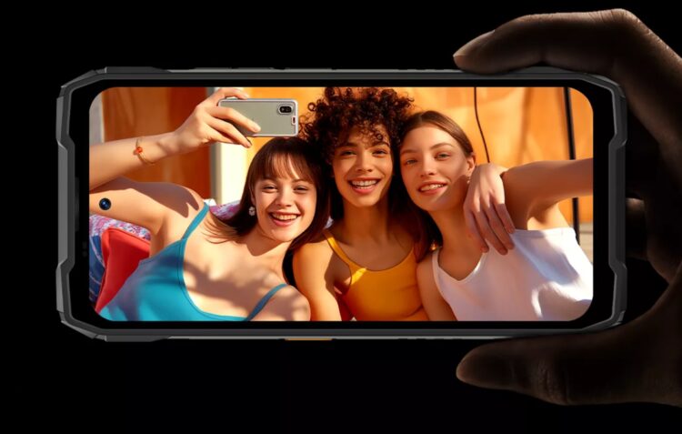 Защищенный смартфон с AMOLED-экраном — большая редкость. Изображение: OSCAL. Фото.