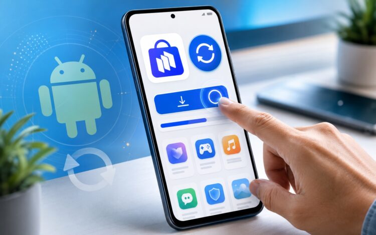 Инструкция по обновлению RuStore на Android. Фото.