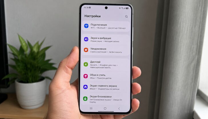 5 настроек смартфона Samsung, которые я всегда меняю в первую очередь. Фото.