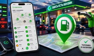 Теперь можно искать бензин через СберБанк
