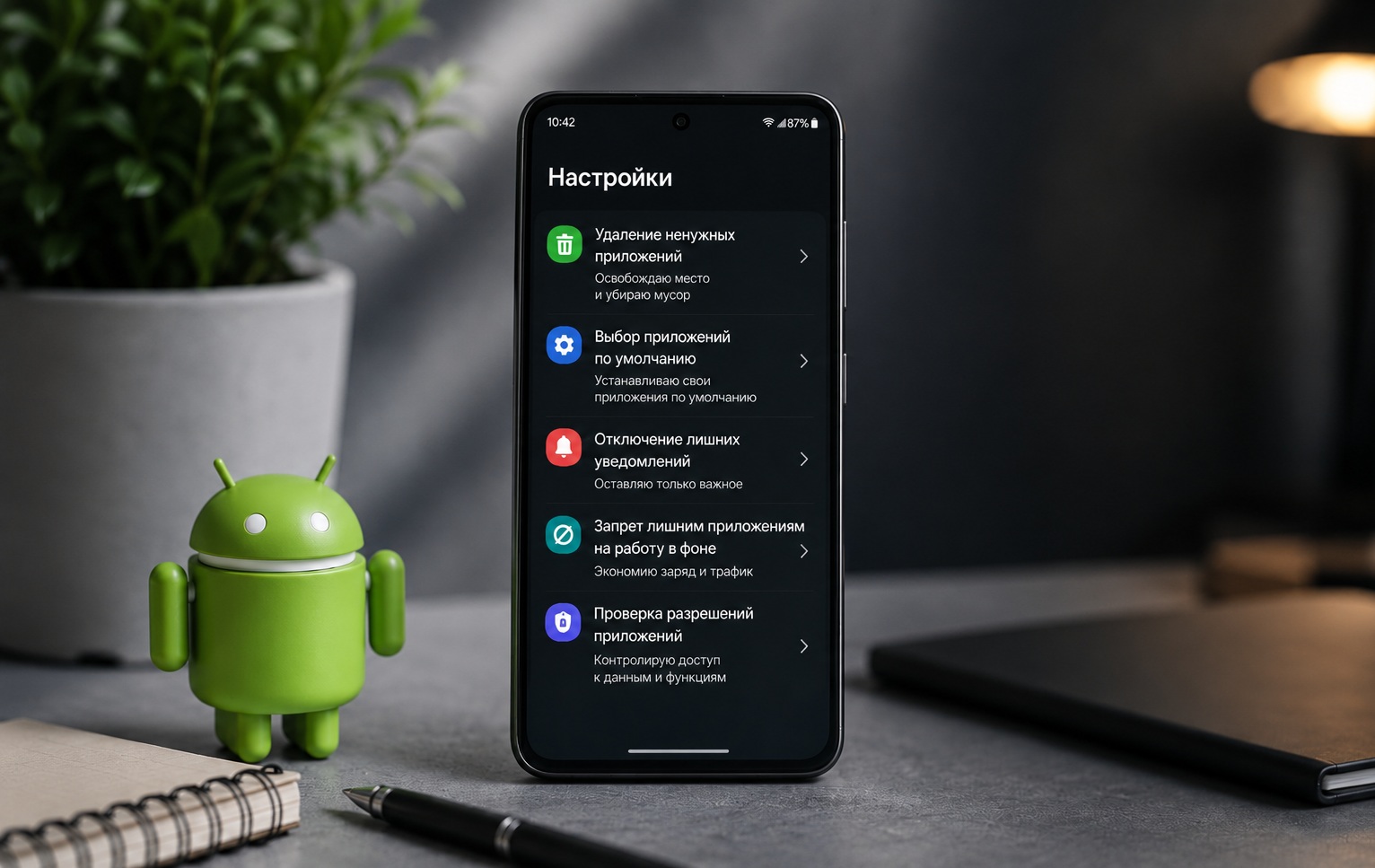 Что я настраиваю в Android первым делом — список, который не меняется годами
