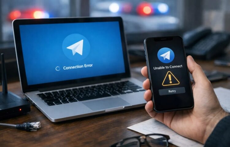 Telegram не работает уже сейчас. Фото.