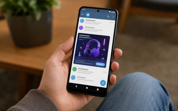 После запрета Telegram размещать рекламу там не стоит. Фото.