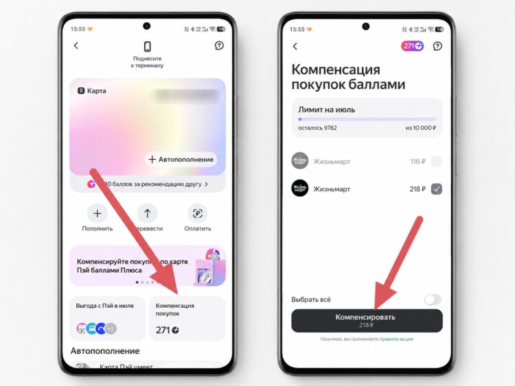 Обмен на рубли доступен в приложение Яндекс Пэй. Фото.