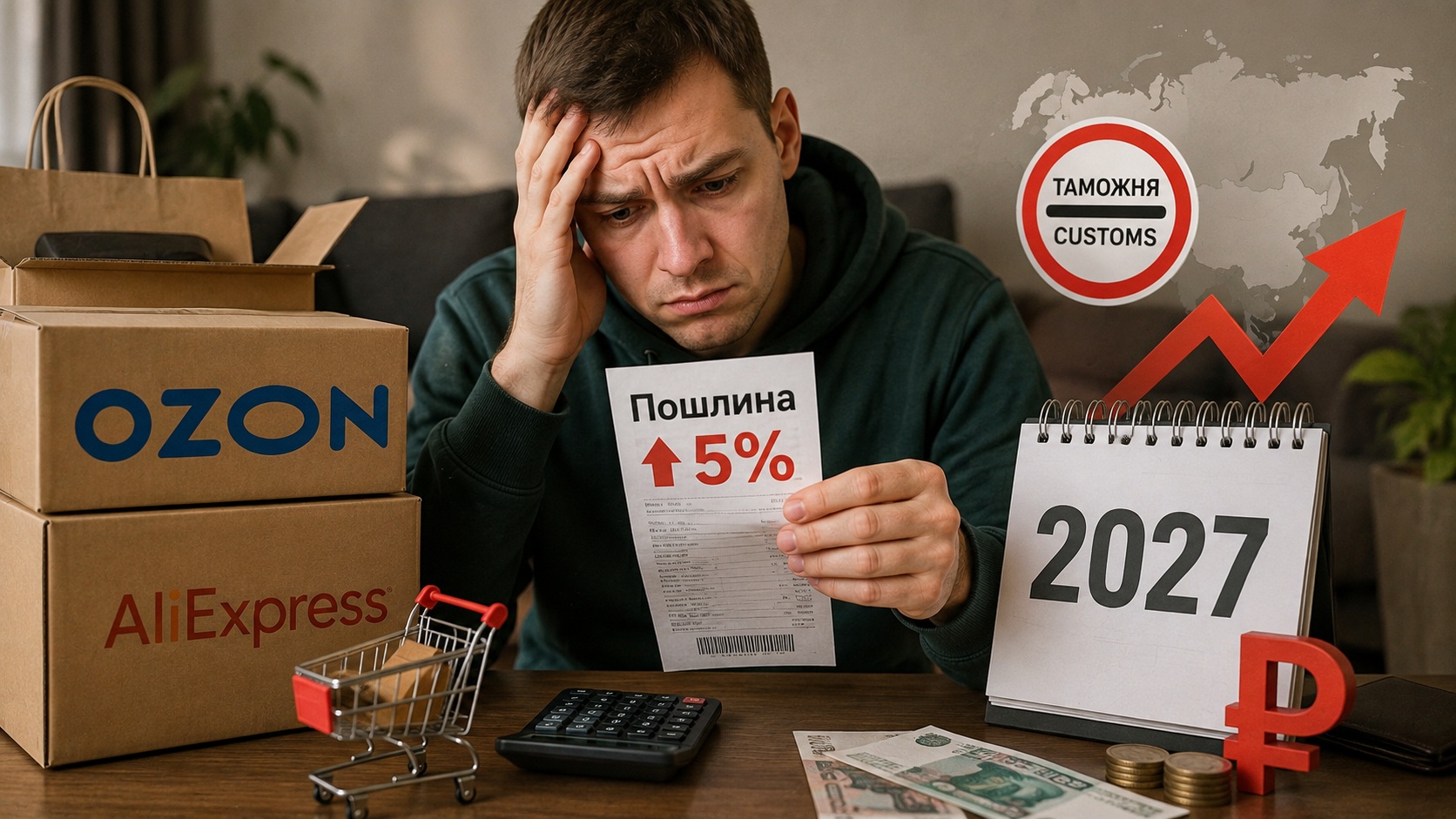 Покупки на Ozon и AliExpress станут дороже — что меняется с пошлинами в 2027 году