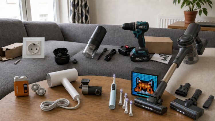 Собрал дома целый склад вещей с AliExpress. Фото.