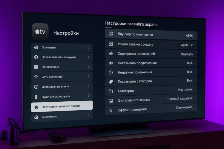 Лаунчер предлагает много интересных настроек. Фото.