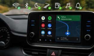 Показываю правильные настройки Android Auto для дальних поездок