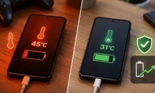 Наглядно демонстрирую эффект обходной зарядки на своём смартфоне
