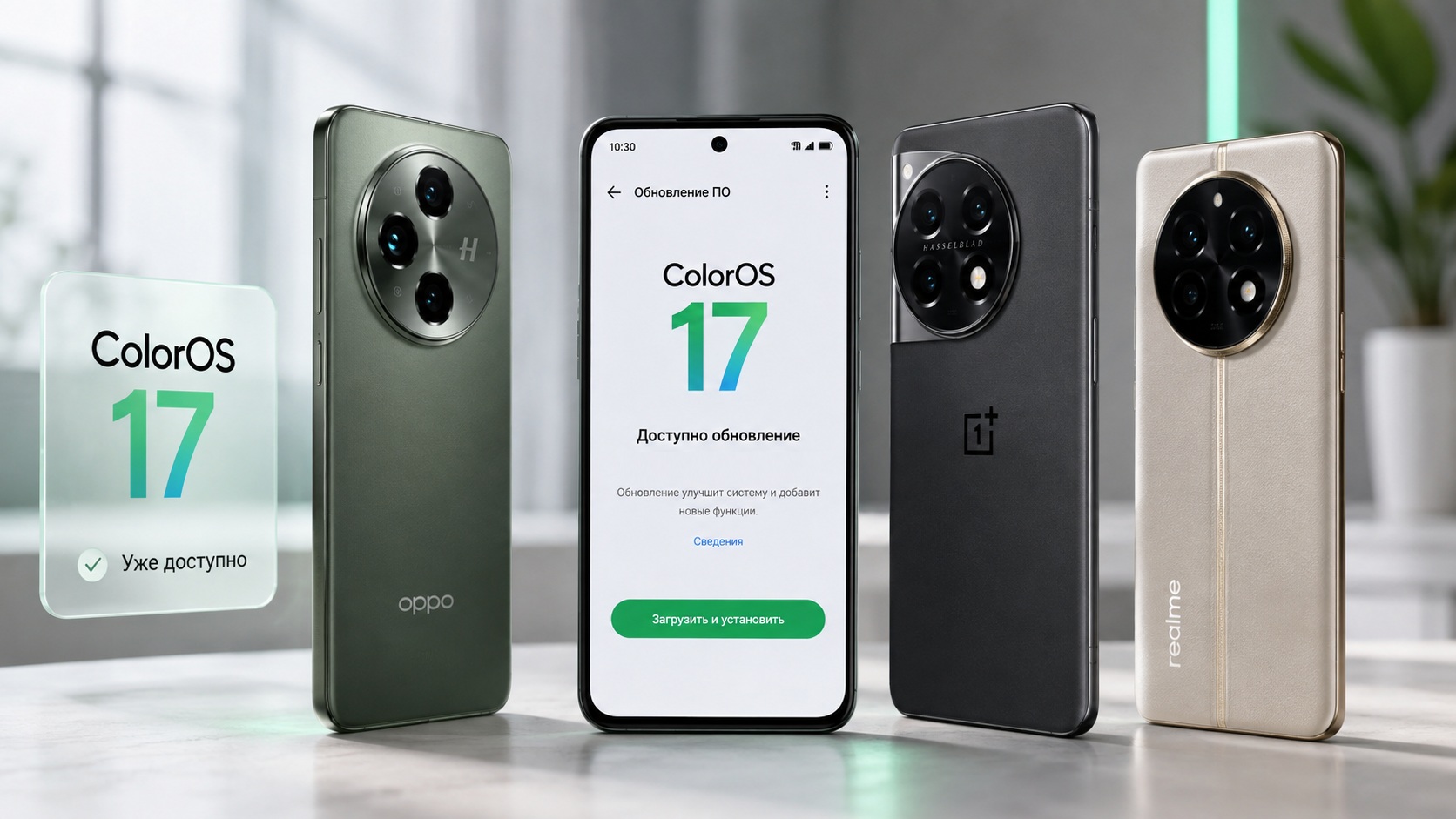 Обновление ColorOS 17 запустили: на какие OPPO, OnePlus и realme уже можно поставить Обновление ColorOS 17 запустили: на какие OPPO, OnePlus и realme уже можно поставить