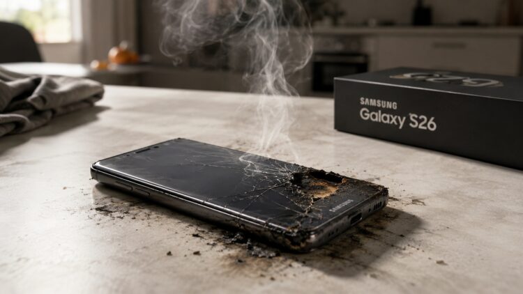 Новый флагман Samsung успел серьёзно навредить владельцу. Фото.