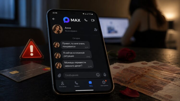 Схема регулярного развода мужчин в MAX. Фото.
