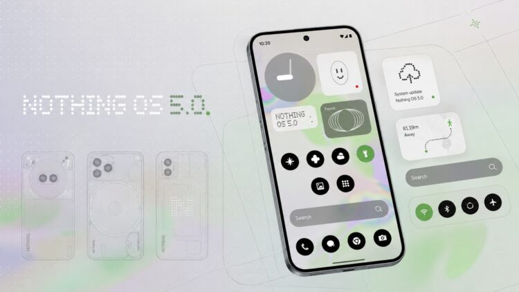 Вышло обновление Nothing OS 5.0: обзор новых функций и список устройств. Фото.