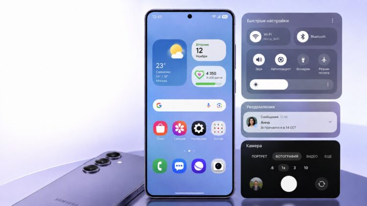 Слиты первые подробности грядущего обновления One UI 9.5. Фото.