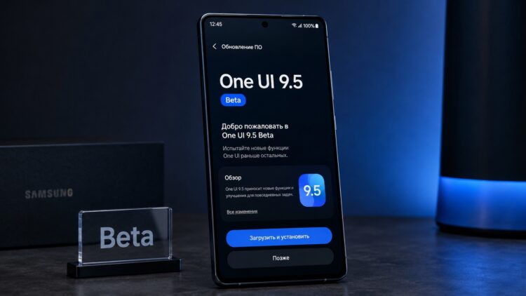 Сначала будет бета-тестирование One UI 9.5. Фото.