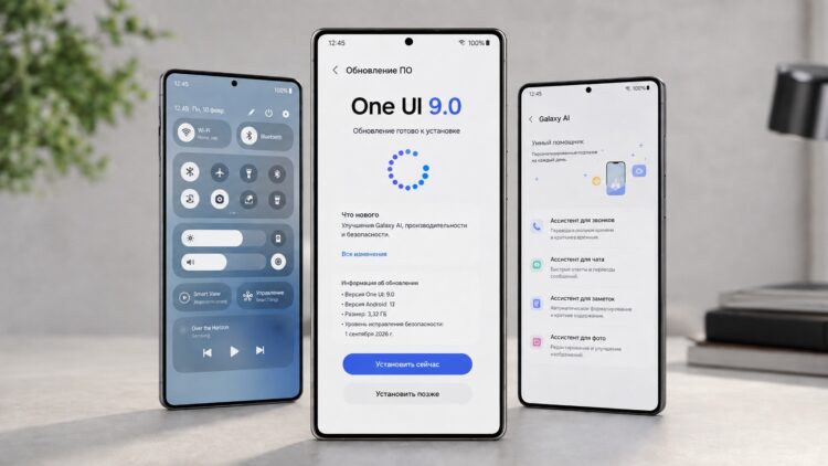 Обновление One UI 9.0: какие функции и когда получит твой смартфон Samsung. Фото.