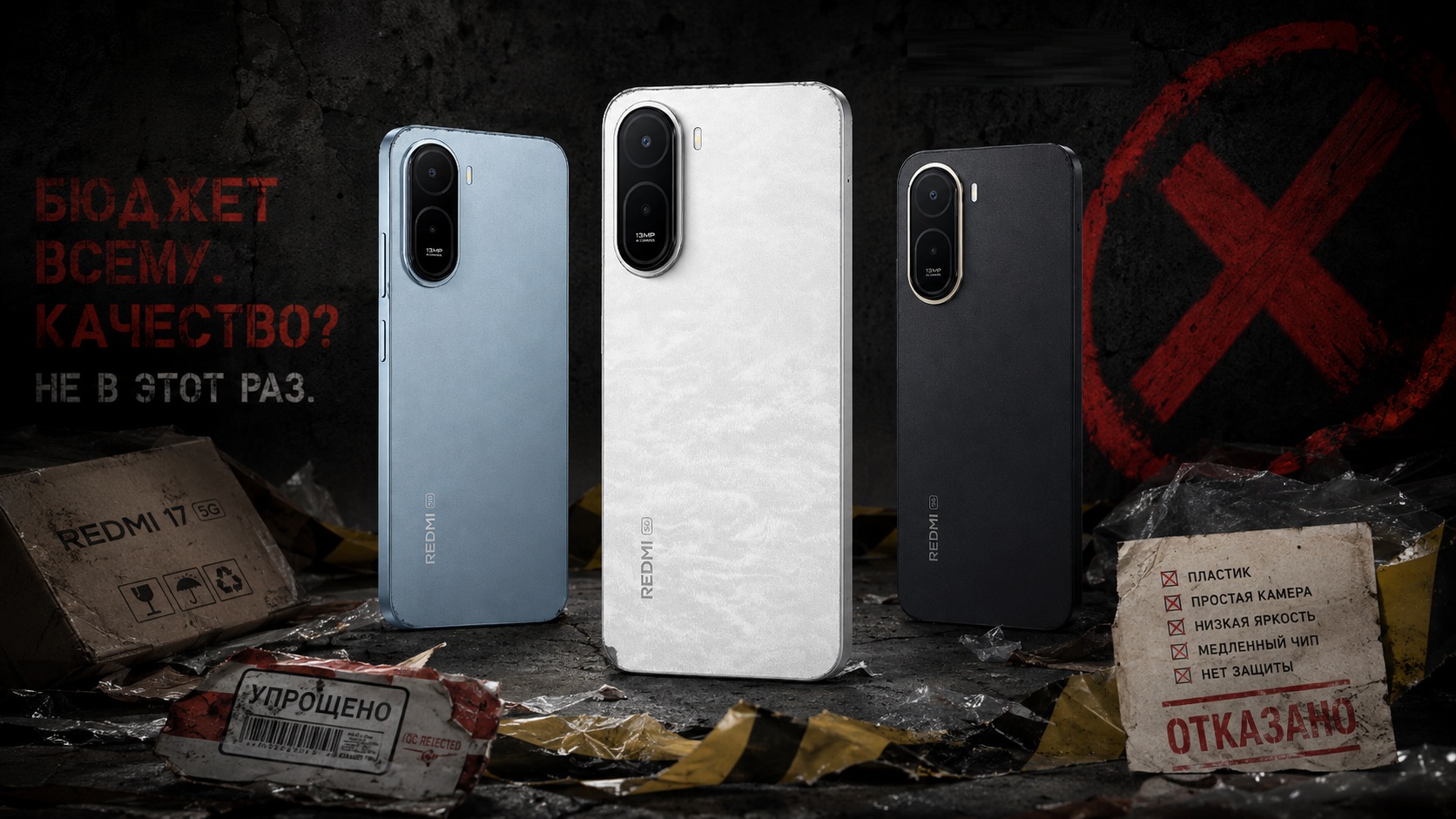 Xiaomi сделала ущербный смартфон Redmi 17 5G — посмотрите, как его испортили
