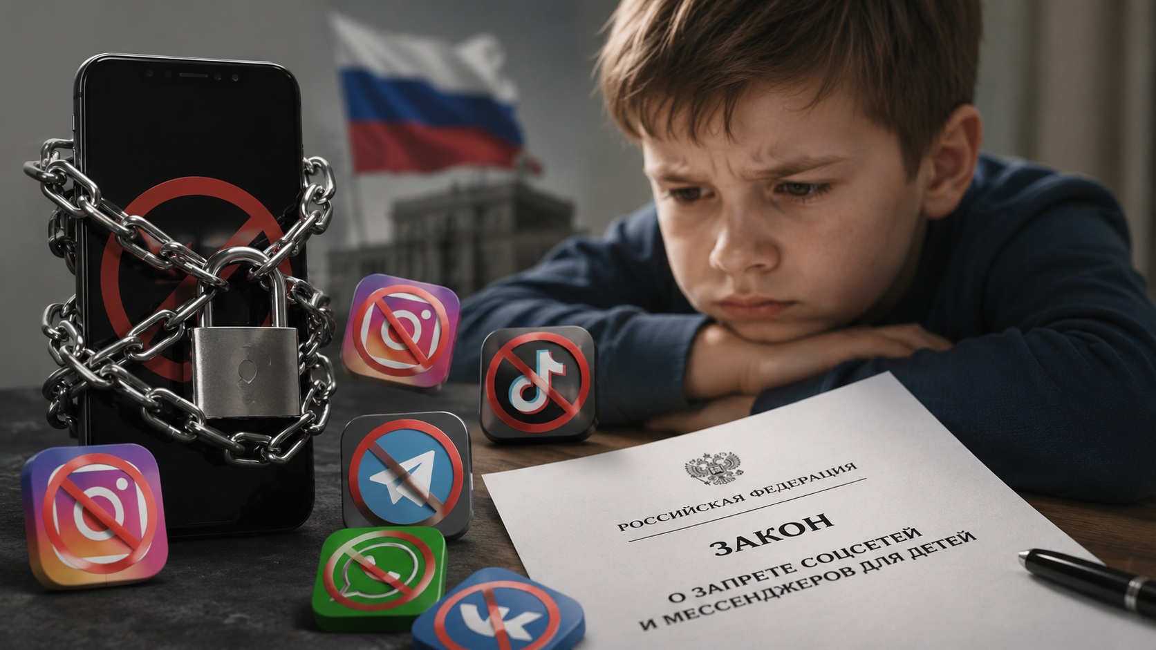 В России решили запретить детям соцсети и мессенджеры — что известно