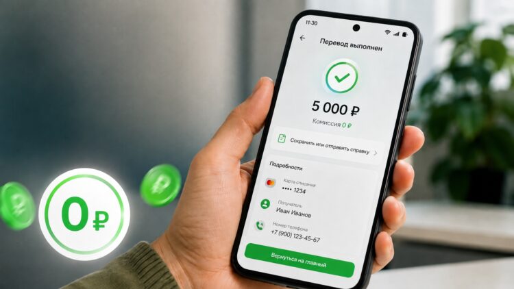 СберБанк разрешил переводить деньги без комиссии: как это работает на Android. СберБанк разрешил переводить деньги без комиссии: как это работает на Android. Фото.