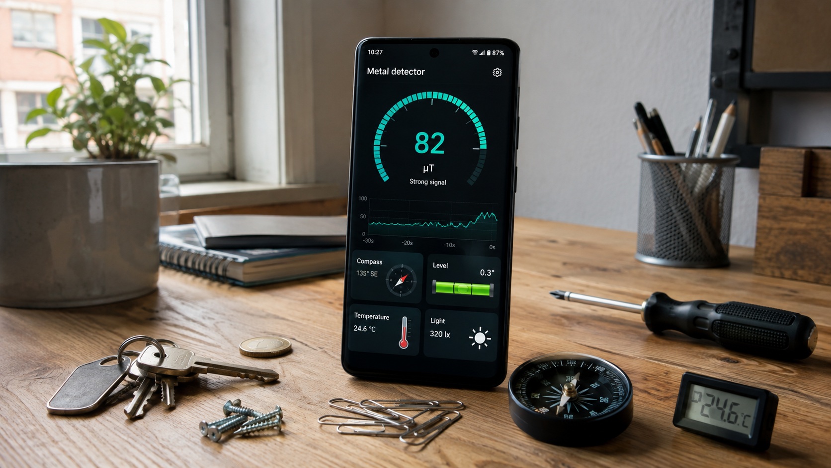 Датчики Android: я превратил смартфон в металлоискатель и не только