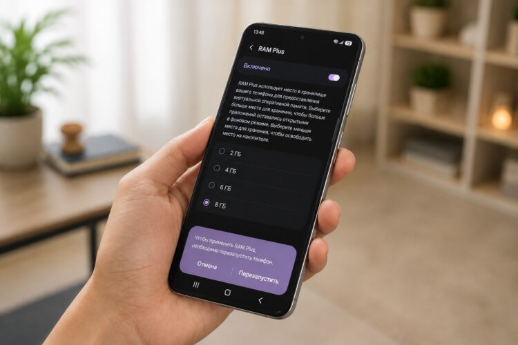 Расширение ОЗУ на Samsung не приносит никакой пользы. Фото.