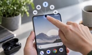 Управление смартфоном нажатием на фронтальную камеру