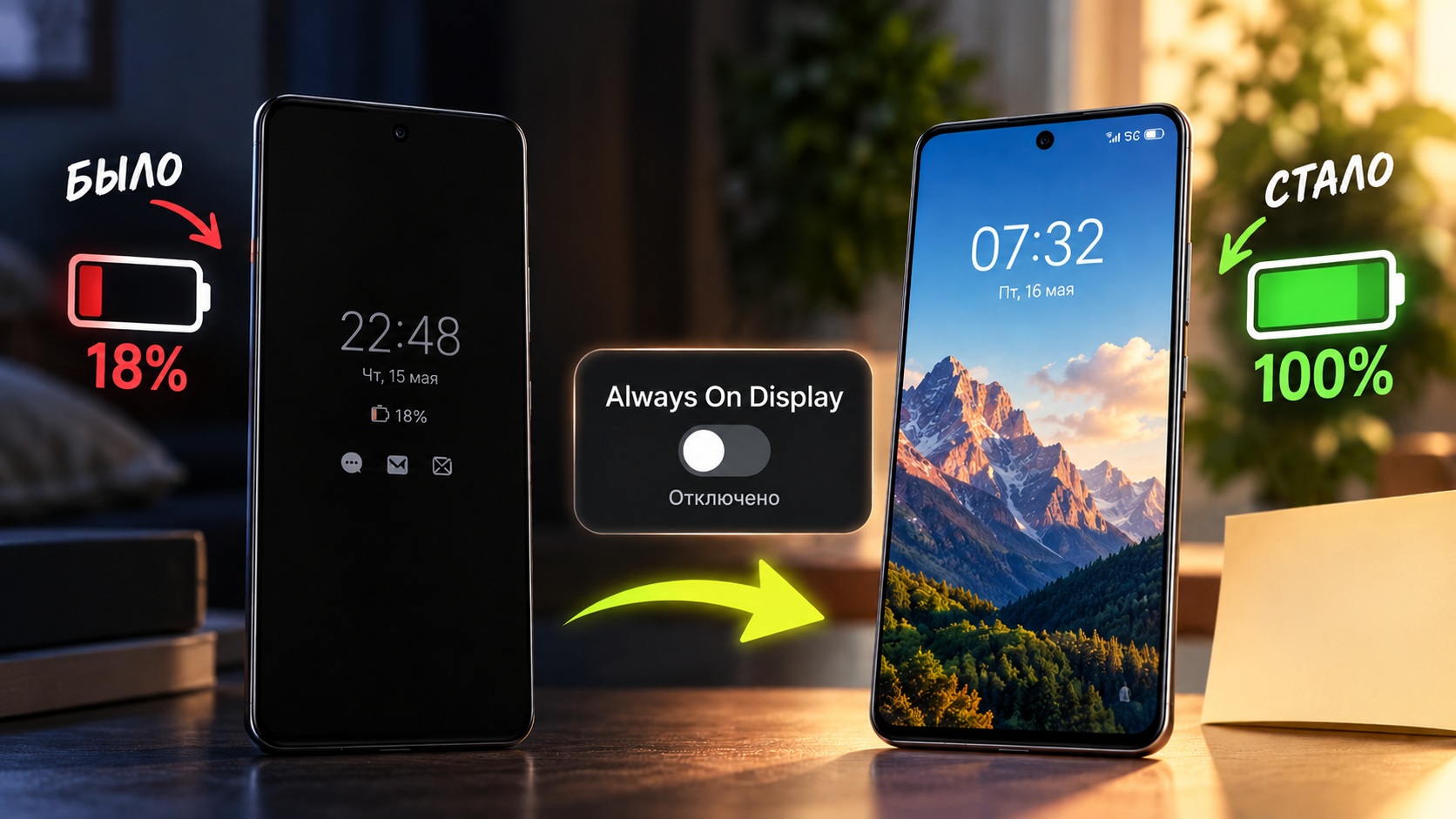 Я отключил всего одну функцию Android, и мой смартфон стал работать весь день — отключи её тоже