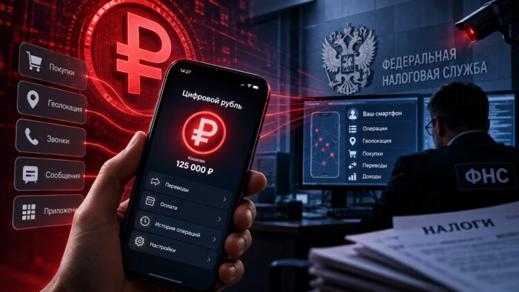 Цифровой кошелёк на Android и данные, которые потенциально может получить налоговая. Фото.