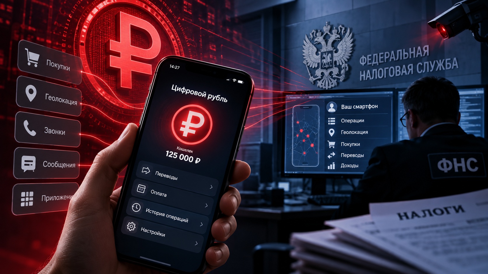 Меня пугает цифровой рубль: из-за него мой смартфон увидит налоговая